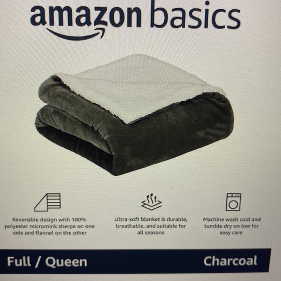 Amazon Basics Sherpa Throw - Picture 7 of 9